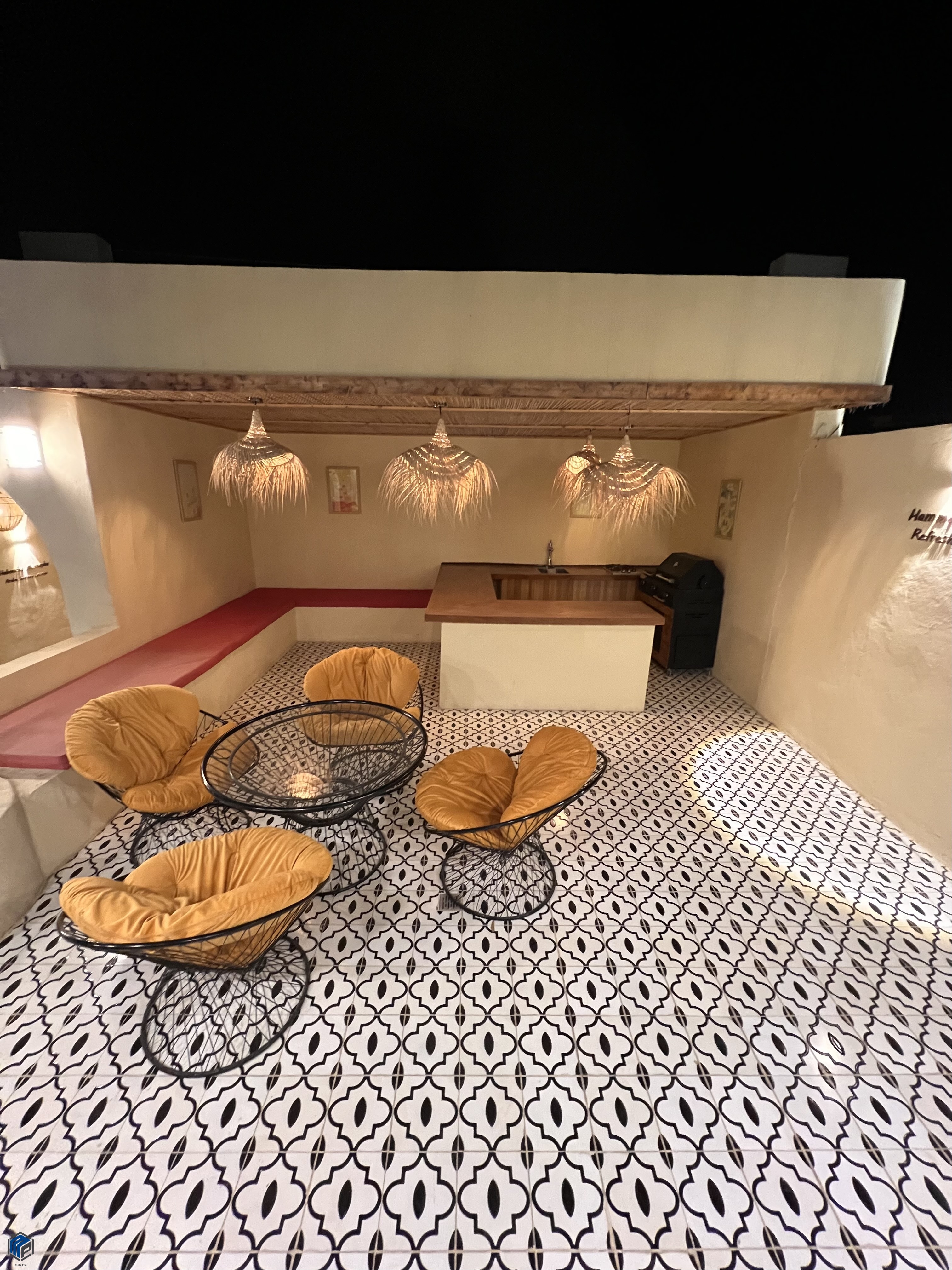 ویلا مدیترانه ای به سبک کازابلانکا - تصویر 5