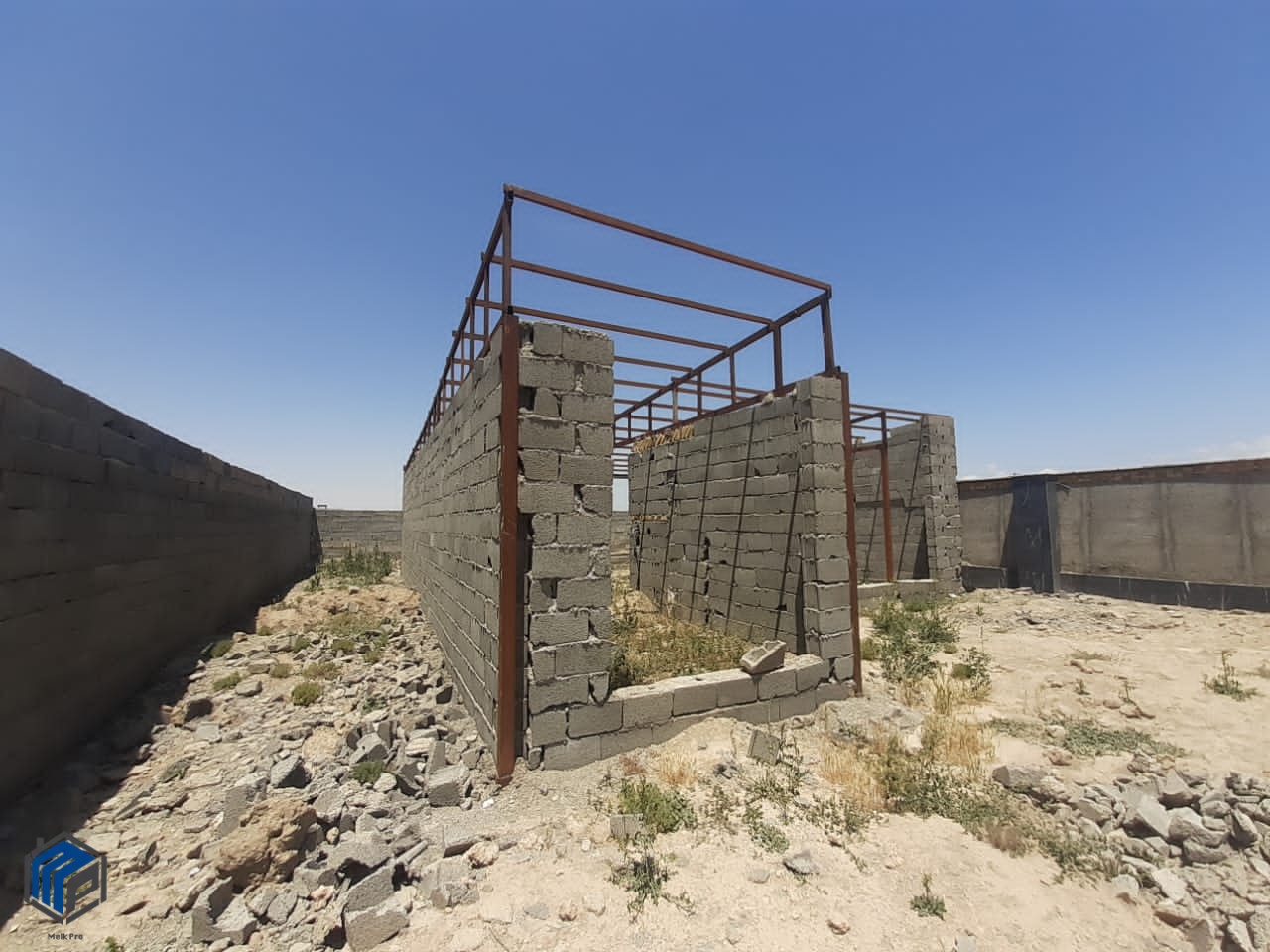 600 متر زمین شهرکی 100 متر بنا نیم ساخت - تصویر 6