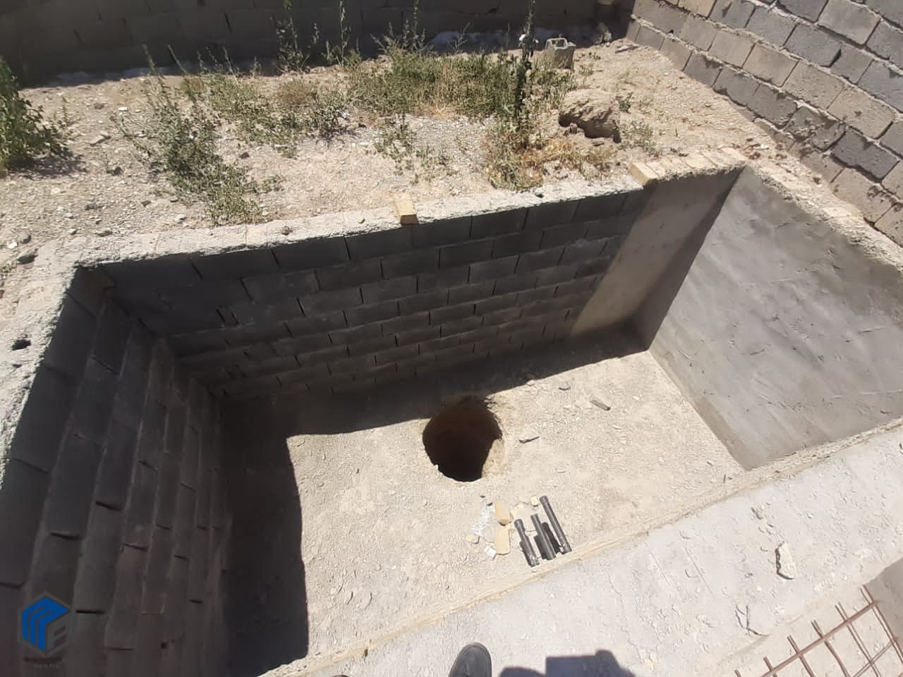 600 متر زمین شهرکی 100 متر بنا نیم ساخت - تصویر 7